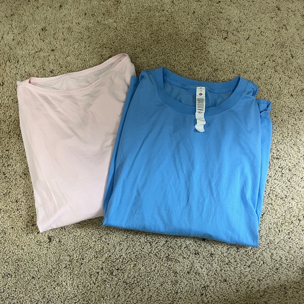 2 Lululemon Size 12 Long Sleeve shirts